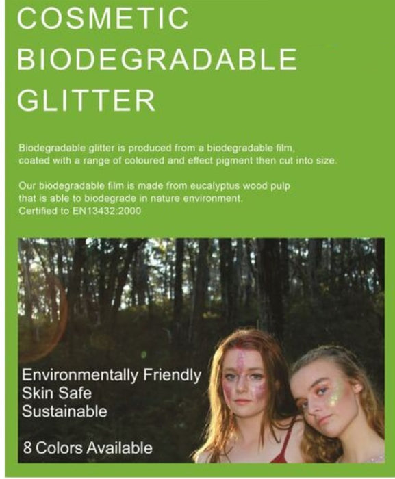 TAG Bio-Glitter | Face Paint Glitter Poof - Silver (15ml)