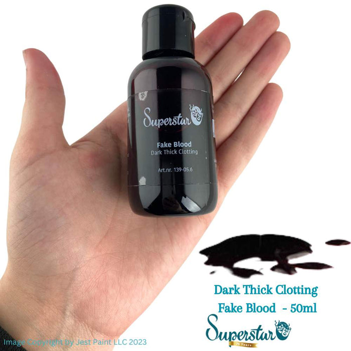Superstar | Special FX  - (139-05.6)  Clear Dark Thick Clotting Fake Blood - 50ml Bottle