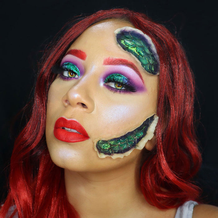 Mehron | INtense Pressed Powder Pigments - Coated Card Stock Magnetic Case - 8 Color FIRE Palette