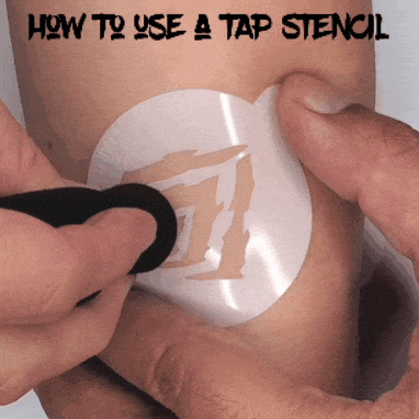 TAP 010 Face Painting Stencil - DISCONTINUED  - Feather