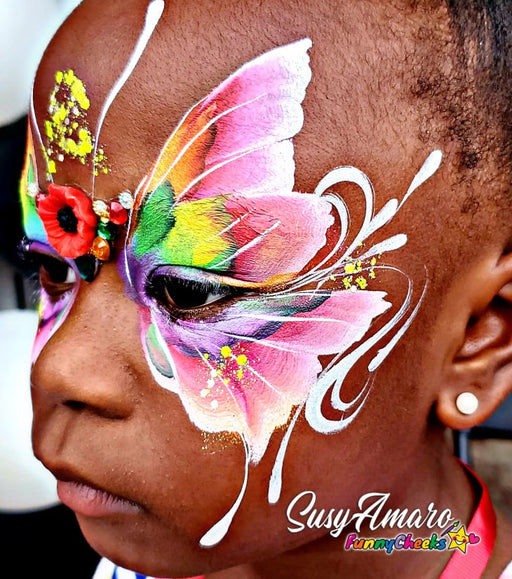 Silly Farm | Face Paint Arty Brush Cake 28gr - EZ (Easy) Strokes by Susy Amaro - Purple Lavender #44