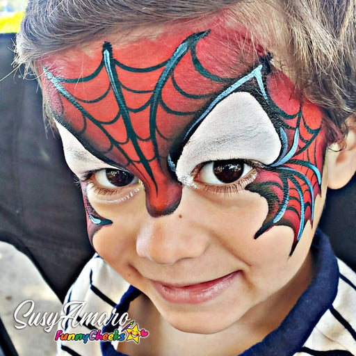Silly Farm | Face Paint Arty Brush Cake 28gr - EZ (Easy) Strokes by Susy Amaro - Pirate Red #42