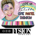 Fusion Body Art  - Lodie Up Face Painting Palette | Cute Pastel Rainbow