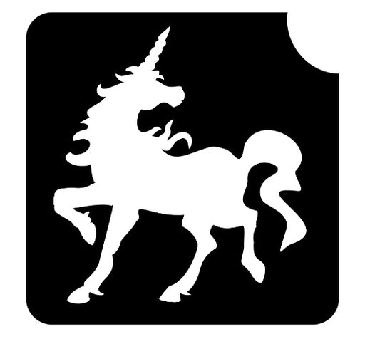 Art Factory | Glitter Tattoo Stencil - 211 Prancing Unicorn #15