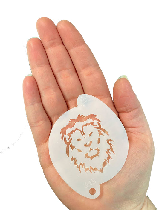 Diva Stencils | Face Painting Stencil | Lion (345)