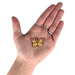 Jest Jewelz Face Painting Gems | Large Golden Pink Butterfly - 20 units