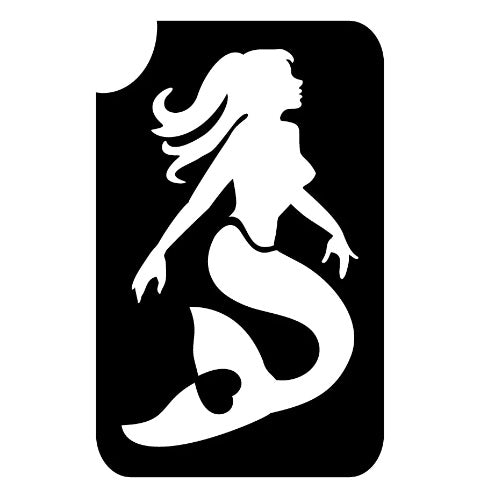 Art Factory | Glitter Tattoo Stencil - 413 Mermaid #46
