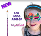 Blazin Face Painting Brush by Marcela Bustamante - 5/8" Long Angle