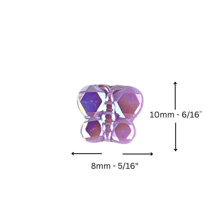 Jest Jewelz Face Painting Gems | Small Holographic Purple Butterfly - 1 tbsp (aprox 98 gems)