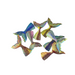 Jest Jewelz Face Painting Gems | Large Multicolor Mermaid Tail - 20 units