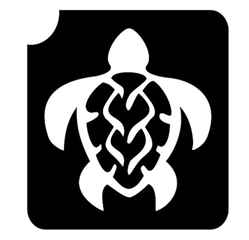Art Factory | Glitter Tattoo Stencil - 761 New Sea Turtle #92