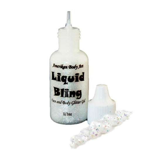 Amerikan Body Art | Liquid Bling Face Painting Glitter Gel  - Sparkle White  1/2oz   #5