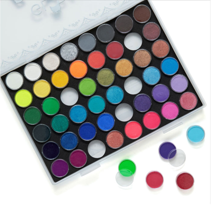 Global Colours Body Art | All You Need GRANDE Body Art Palette (48 Colors - 6 gram samplers) (Contains some SFX - Non Cosmetic Colors)