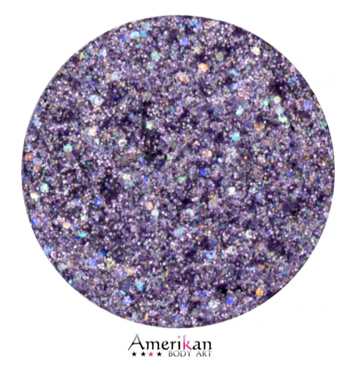 Amerikan Body Art | Fine Glitter Creme - ( Purple Mix )  CELESTIAL -15gr