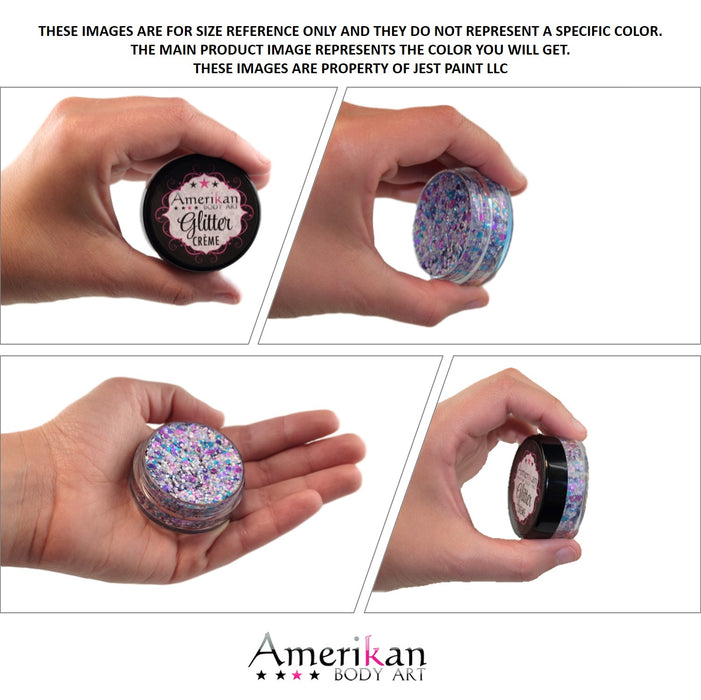 Amerikan Body Art | CHUNKY Glitter Cremes - GALAXY - Pro Jar (20gr)