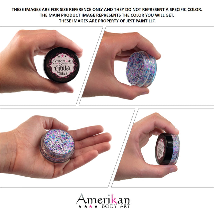 Amerikan Body Art | CHUNKY Glitter Cremes - COSMOS - Pro Jar (20gr)