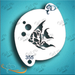 Diva Stencils | Face Painting Stencil | Angel Fish (000355)