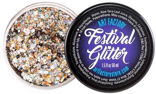 Festival Glitter | Chunky Glitter Gel - Champagne Gold - 1.2 oz