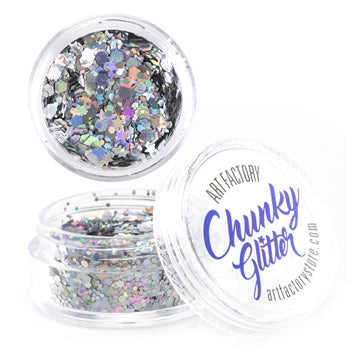 Diamond Silver GlitterWarehouse Holographic Loose Glitter Powder