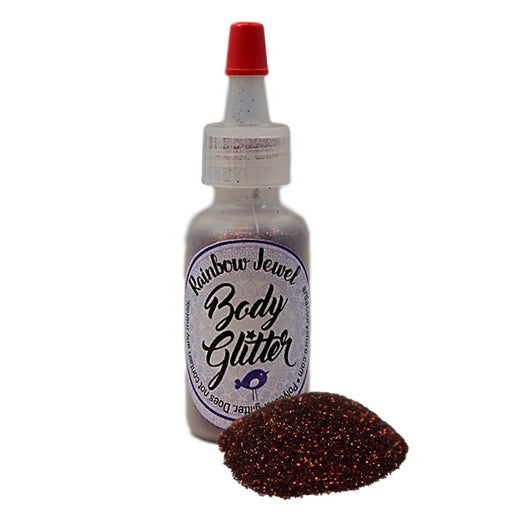 Art Factory | Rainbow Jewel Body Glitter Poof - Chocolate Brown (1/2oz)
