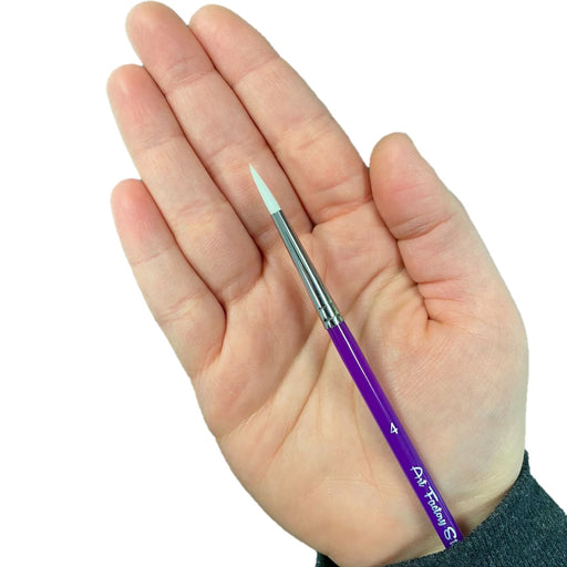 Art Factory Studio Face Painting Brush - #4 Acrylic Handle Round
