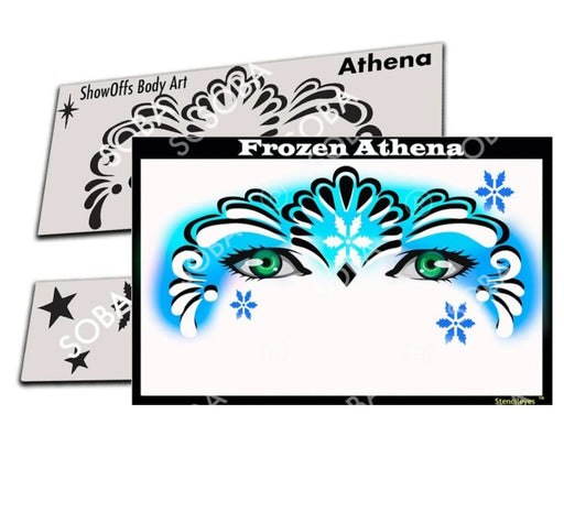 Stencil Eyes / Mask - Face Painting Stencil - ATHENA - Child Size