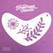 Art Factory - Boomerang Face Painting Stencil - Boho Leaves (B009)