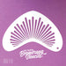 Art Factory - Boomerang Face Painting Stencil - Sunburst Stencil (B019)