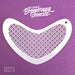 Art Factory - Boomerang Face Painting Stencil - Peacock Scale Feathers Stencil (B023)