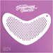 Art Factory | Boomerang Face Painting Stencil - Small Stars (B024)