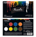 Paradise Face Paint By Mehron | Coated Card Stock Magnetic Case - 8 Color BASIC Palette