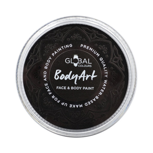 Global Colours Body Art | Face and Body Paint - NEW Standard Black (32gr)