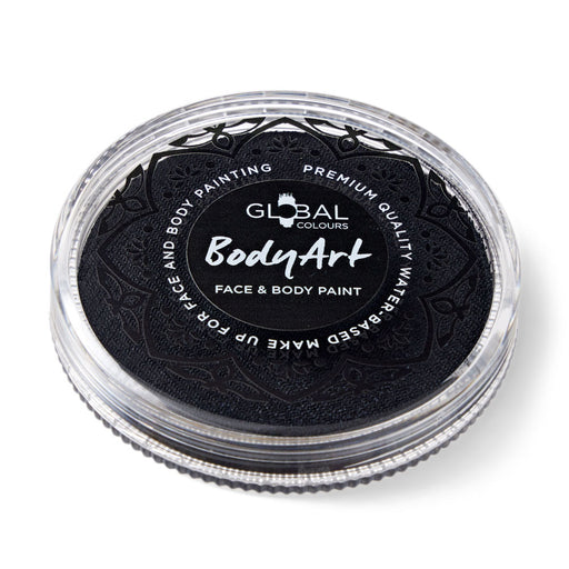 Global Colours Body Art | Face and Body Paint - NEW Standard Black (32gr)
