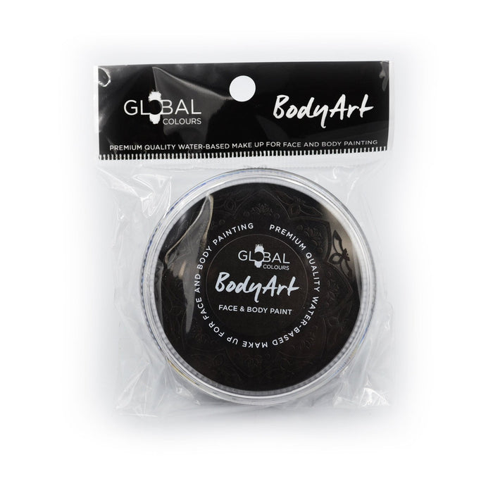 Global Colours Body Art | Face and Body Paint - NEW Standard STRONG Black 32gr