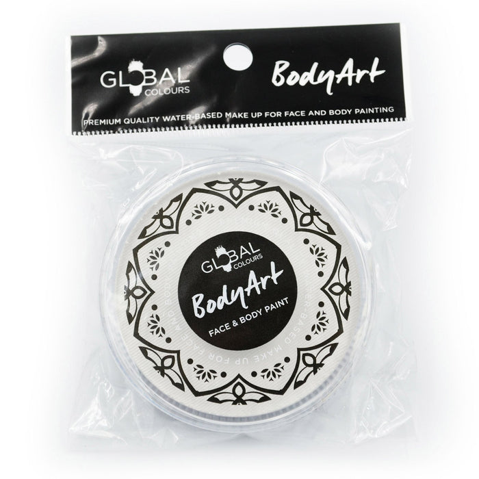 Global Colours Body Art | Face and Body Paint - NEW Standard White 32gr