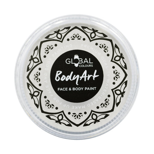 Global Colours Body Art | Face and Body Paint - NEW Standard White 32gr