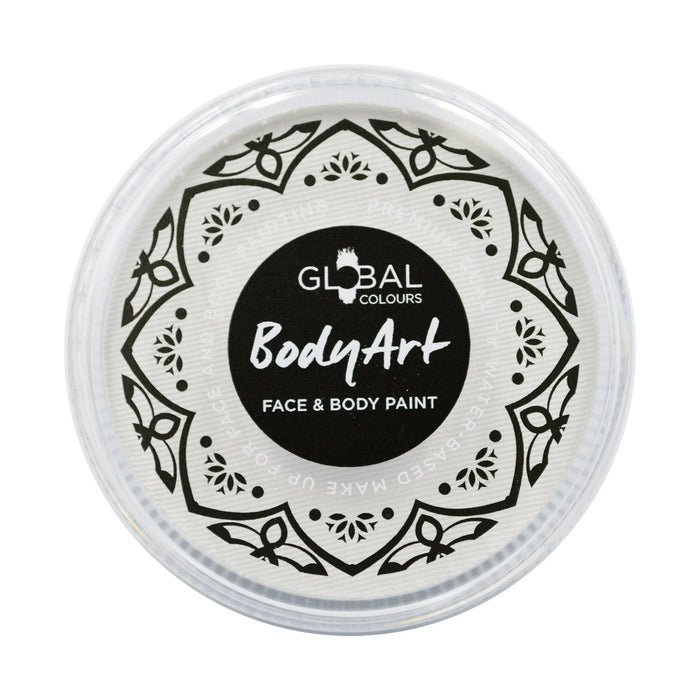 Global Colours Body Art | Face and Body Paint - NEW Standard White 32gr