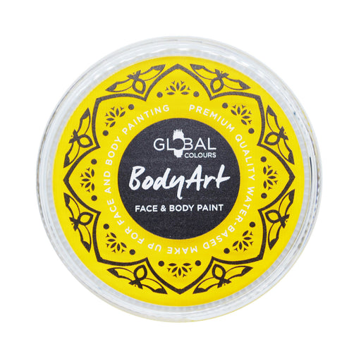 Global Colours Body Art | Face and Body Paint -  NEW Standard Light Yellow 32gr