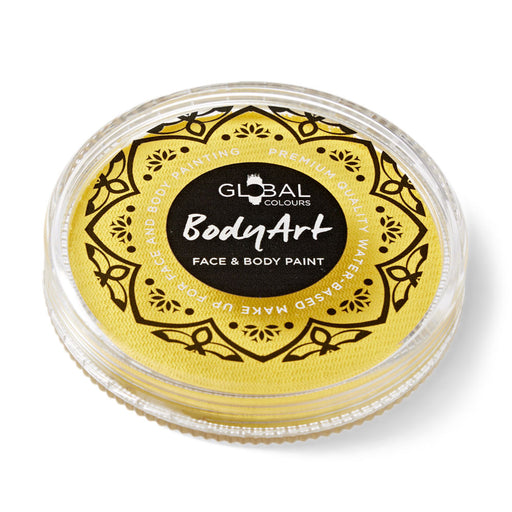 Global Colours Body Art | Face and Body Paint -  NEW Standard Light Yellow 32gr