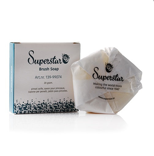SUPERSTAR | Small Travel Size Brush Soap - 20gr