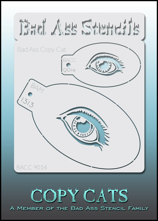 Bad Ass Copy Cat | Face Painting Stencil - Eyes (9014) - Overstock Sale!