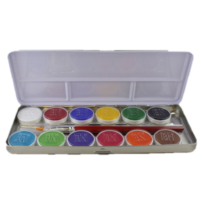Ben Nye | MagiCake Aqua Paint - (CFK-12) 12 Color Classic Palette