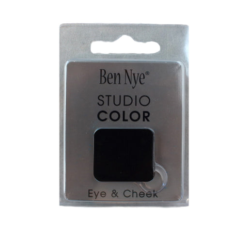 Ben Nye | Powder Face Paint - Studio Color Rainbow Refill Eye Shadow - (REES99)  BLACK - 1.75 gm