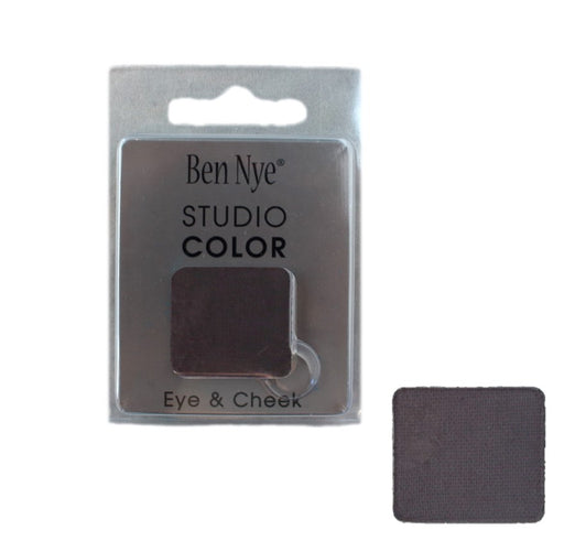 Ben Nye | Powder Face Paint - Studio Color Rainbow Refill Eye Shadow - (REES98) GRAPHITE - 1.75 gm