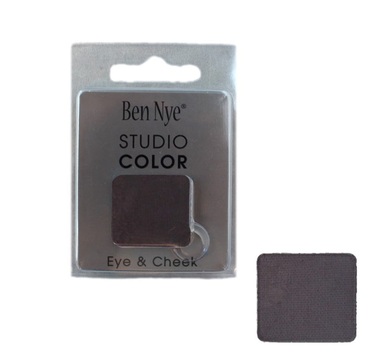 Ben Nye | Powder Face Paint - Studio Color Rainbow Refill Eye Shadow - (REES98) GRAPHITE - 1.75 gm