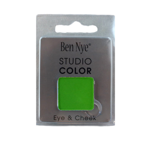 Ben Nye | Powder Face Paint - Studio Color Rainbow Refill Eye Shadow - (REES67)  GREEN LEAF - 1.75 gm