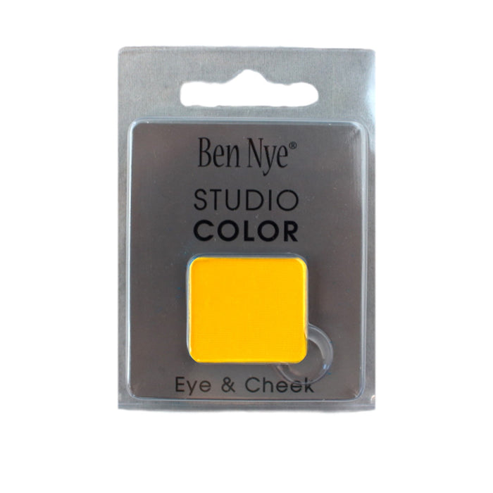 Ben Nye | Powder Face Paint - Studio Color Rainbow Refill Eye shadow - (REES66)  LEMON YELLOW - 1.75 gm