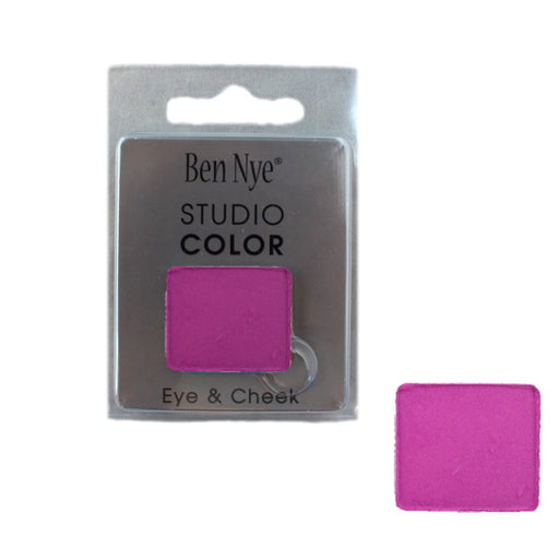 Ben Nye | Powder Face Paint - Studio Color Rainbow Refill Blush - (REDR11)  PASSION PURPLE - 1.75 gm