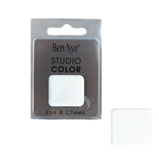 Ben Nye | Powder Face Paint - Studio Color Rainbow Refill Eye Shadow - (REES30)   WHITE - 1.7 grams