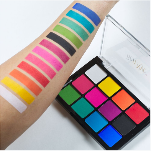 Ben Nye | Powder Face Paint - STP80 - Studio Color RAINBOW PALETTE - 24 gm